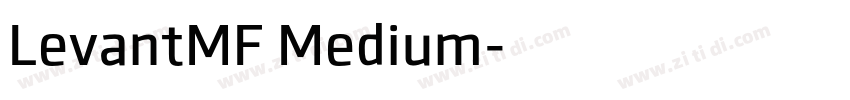 LevantMF Medium字体转换